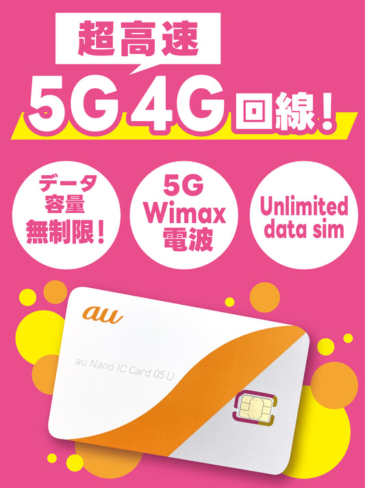 5G SA Wimax SIM カード-対応機種：Speed Wi-Fi 5G X12、Speed Wi-Fi HOME 5G L13